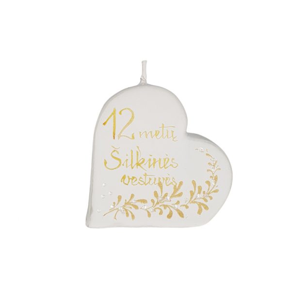 12 metų - Šilkinės vestuvės