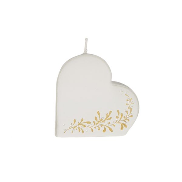 Candle with inscription