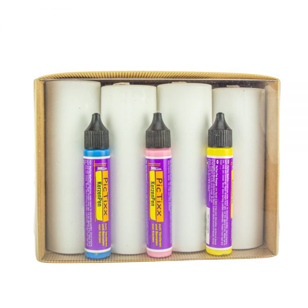 Decorate candles yourself!