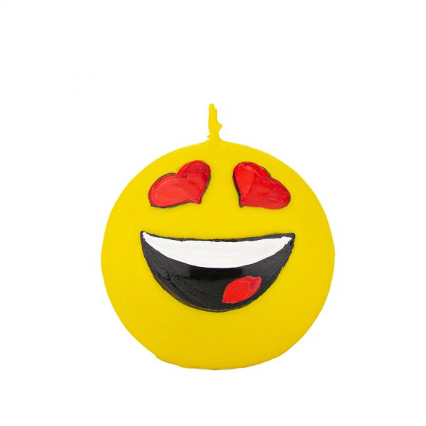 Emoji candle - in love!